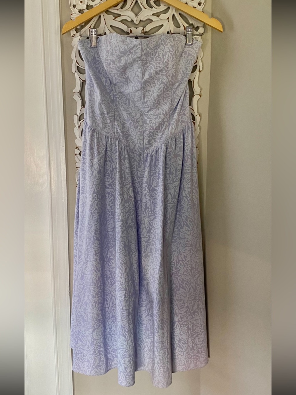 DEB VTG  80s 90s Sweetheart Neck Midi Dress Romantic Barbie Dance Party
